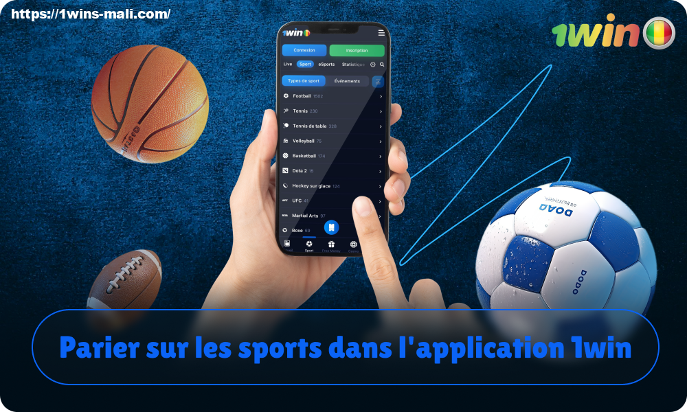 Avec l'application mobile 1win, les utilisateurs maliens peuvent parier sur n'importe quel match dans de nombreuses disciplines sportives et cyber-sportives célèbres