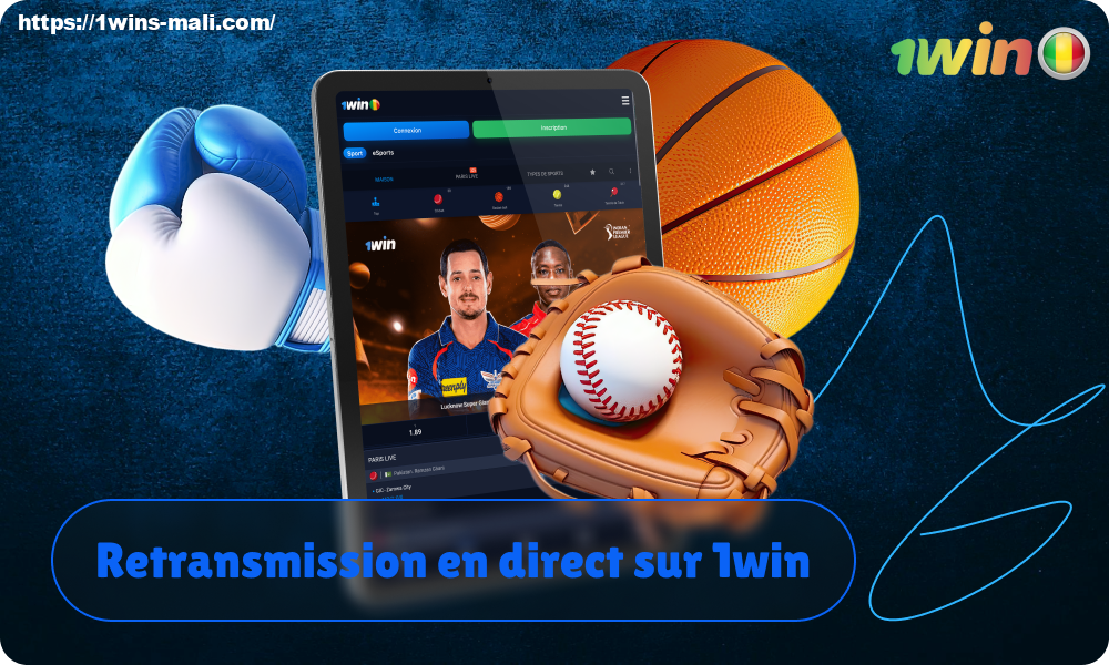 Les utilisateurs maliens peuvent regarder gratuitement les matchs des tournois les plus populaires de football, de basket-ball, de tennis, de MMA et autres sur le site Web 1win