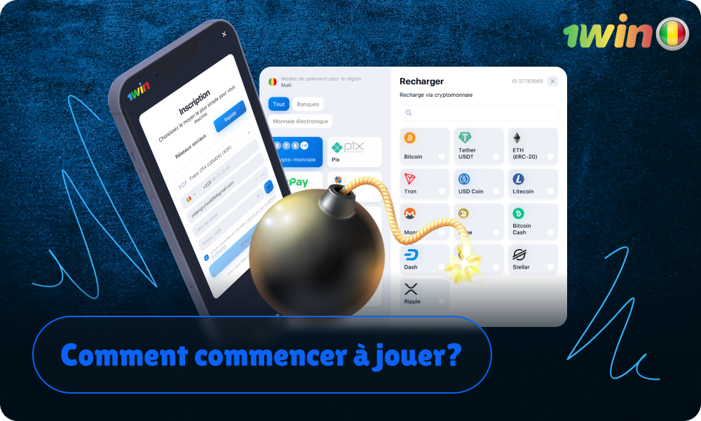 Pour commencer à jouer sur 1win Mines, vous devez créer un compte et déposer des fonds sur votre compte