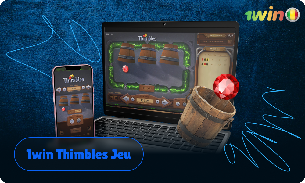 1win Thimbles est apprécié des joueurs maliens pour son gameplay captivant et ses gains attractifs